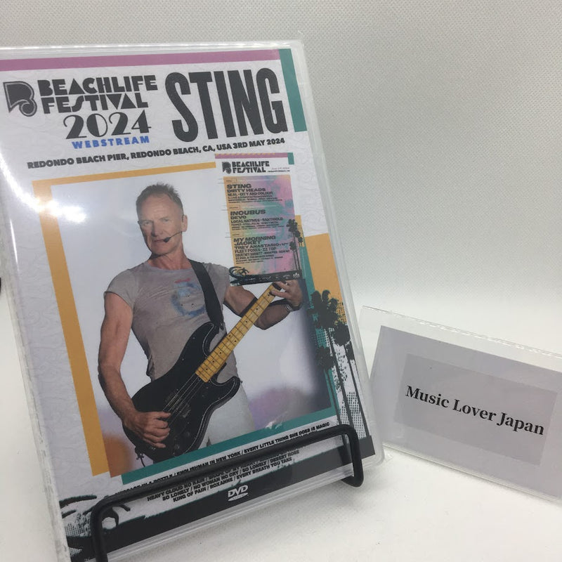 STING / BEACHLIFE FESTIVAL 2024 WEBSTREAM PRO SHOT (1DVDR)