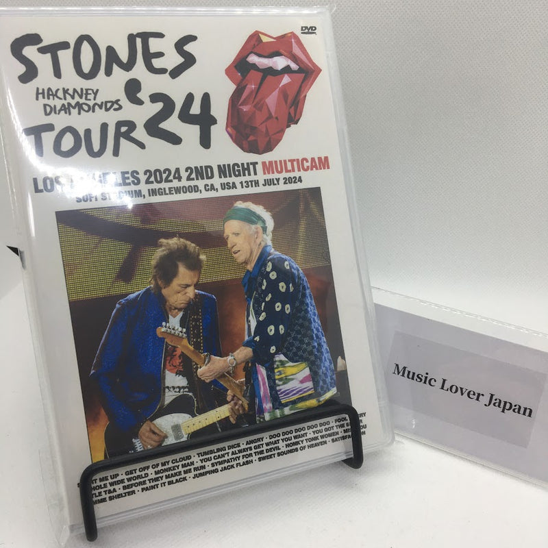 THE ROLLING STONES / LOS ANGELES 2024 2ND NIGHT MULTICAM (1DVDR)