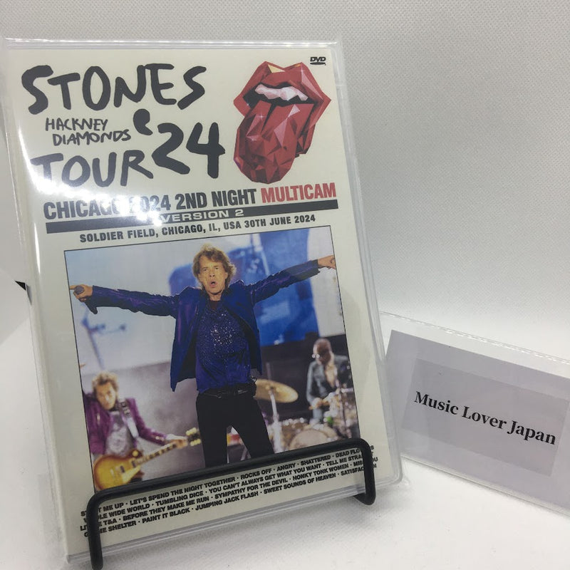 THE ROLLING STONES / CHICAGO 2024 2ND NIGHT MULTICAM VERSION 2 (1DVDR)