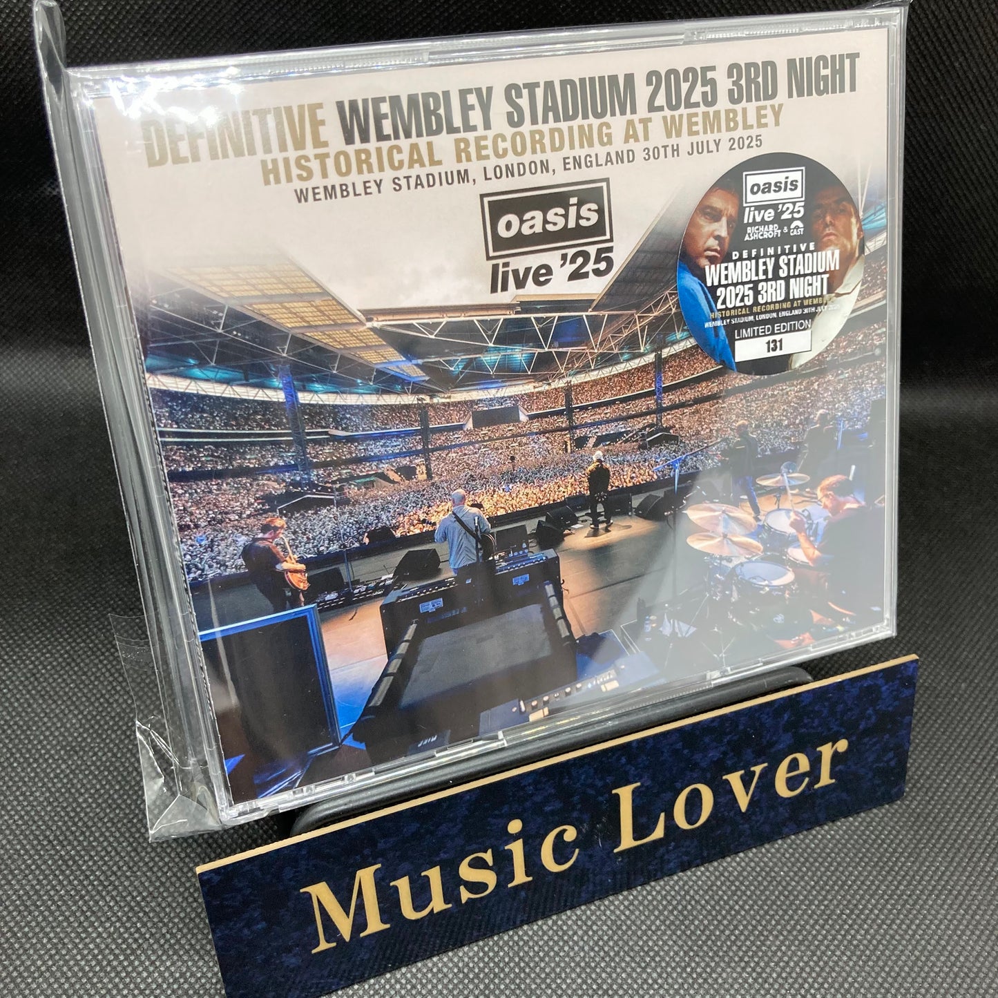 OASIS / CAST / RICHARD ASHCROFT / DEFINITIVE WEMBLEY STADIUM  2025 3RD NIGHT HISTORICAL RECORDING AT WEMBLEY (3CD)