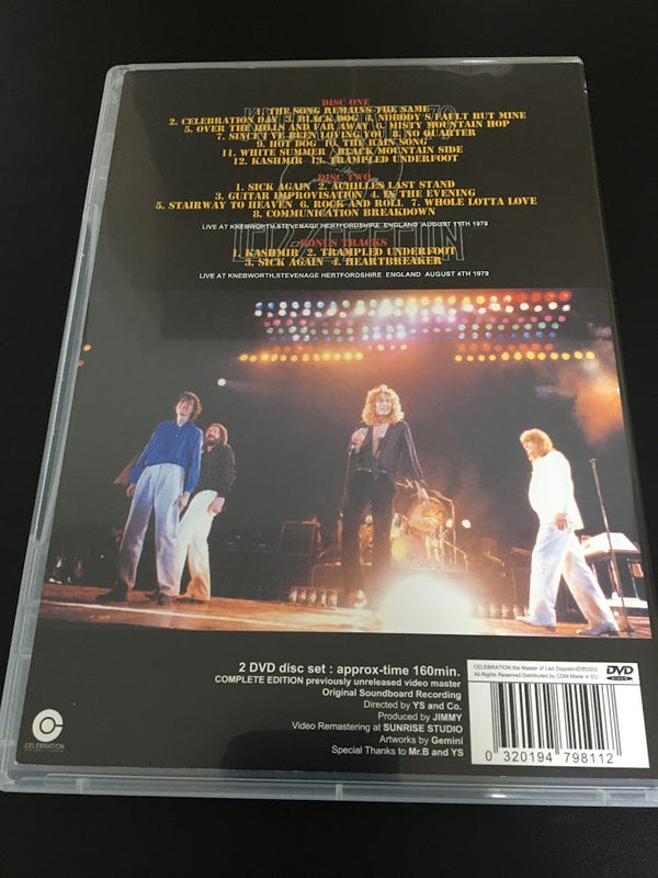 Led Zeppelin Knebworth 1979 Final Cut Definitive Edition DVD