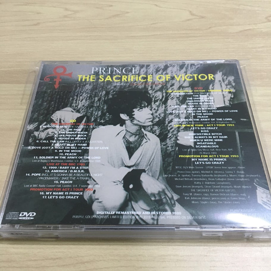 Prince The Sacrifice of Victor 1993 CD DVD Special Prince The Sacrifice of Victor 1993 CD DVD Special