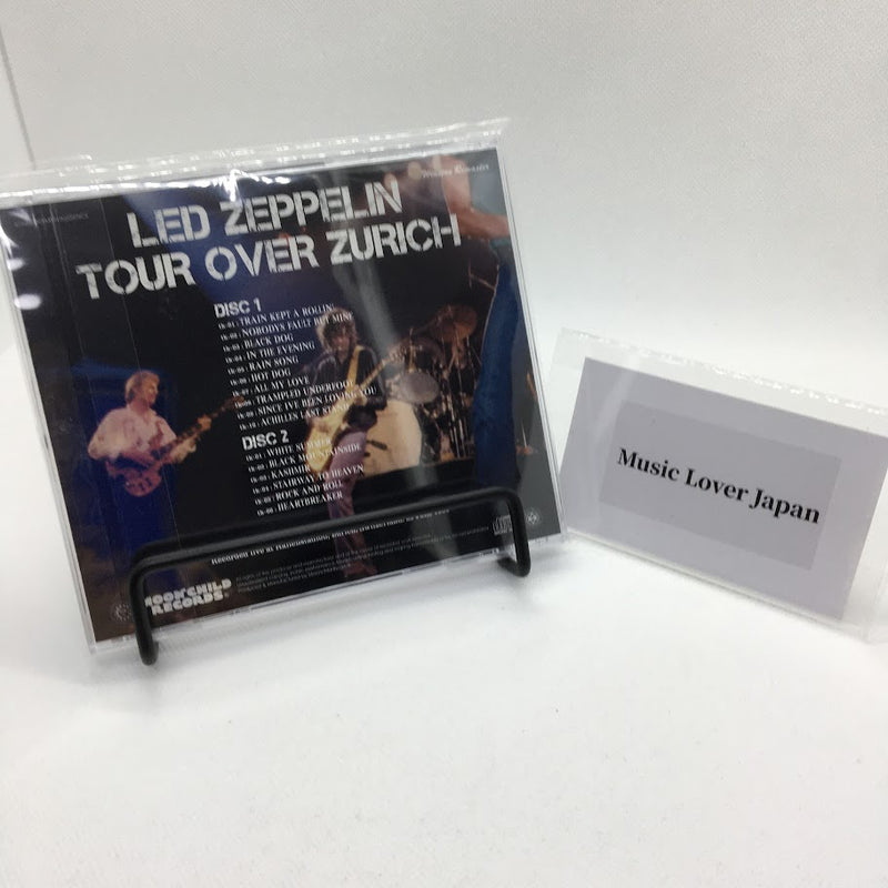 Led Zeppelin Tour Over Zurich Winston Remaster 1980 2CD Moonchild