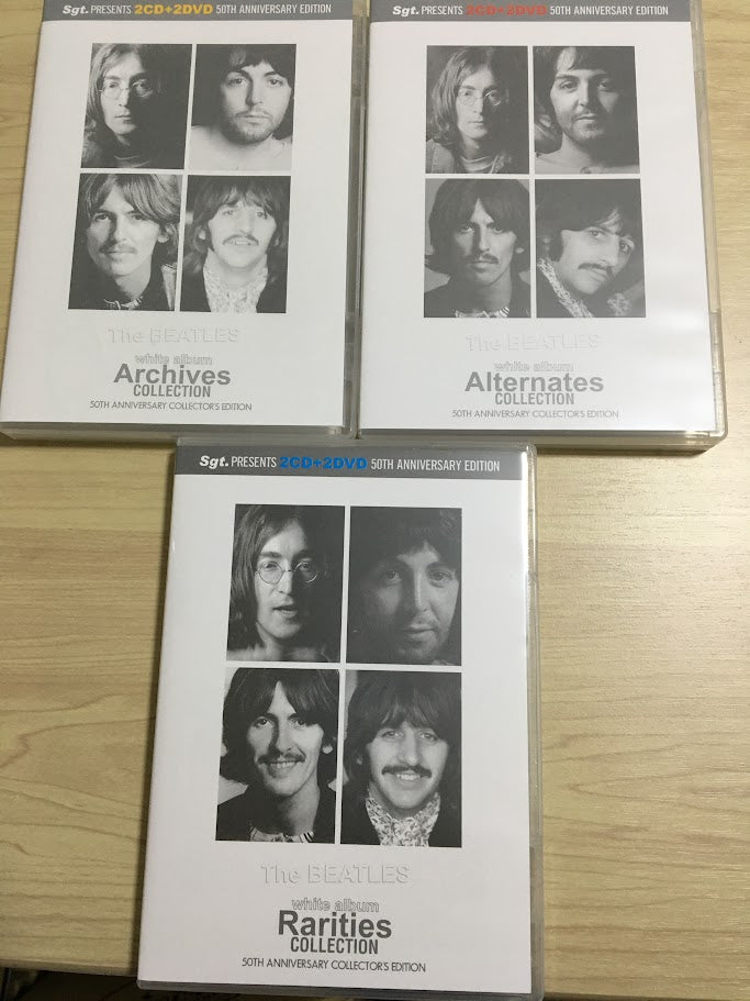 The Beatles WHITE ALBUM 50th ALTERNATES RARITIES ARCHIVES 6CD 6DVD 12 Discs 3 Set