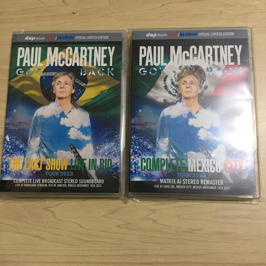 PAUL McCARTNEY / GOT BACK TOUR 2023 RIO & MEXICO CITY SET (5CD+2BD)