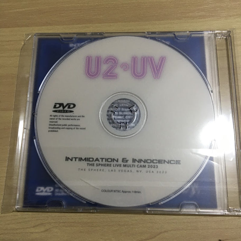 U2 / INTIMIDATION & INNOCENCE THE SPHERE LIVE MULTI CAM 2023 (1DVDR)