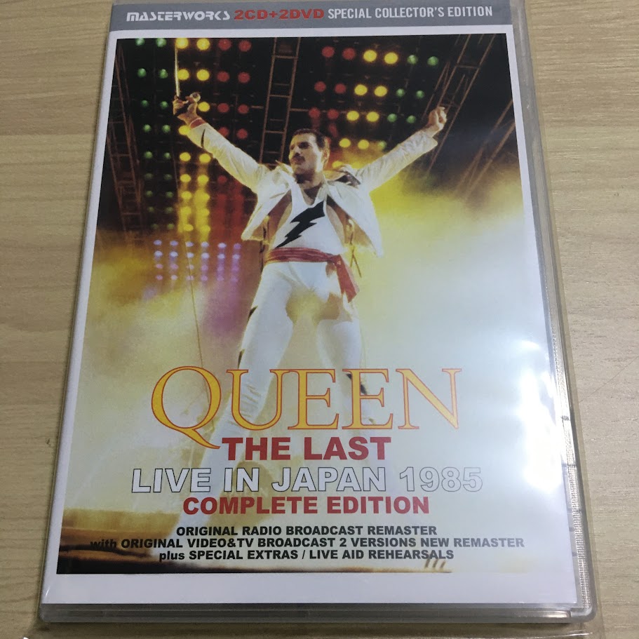Queen The Last Live in Japan 1985 Complete Edition 2 CD 2 DVD 4 Discs Set Rock