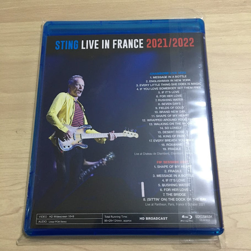 STING / LIVE IN FRANCE 2021-2022 (1BDR)