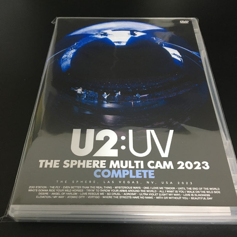 U2 / THE SPHERE MULTI CAM 2023 COMPLETE (1DVDR)