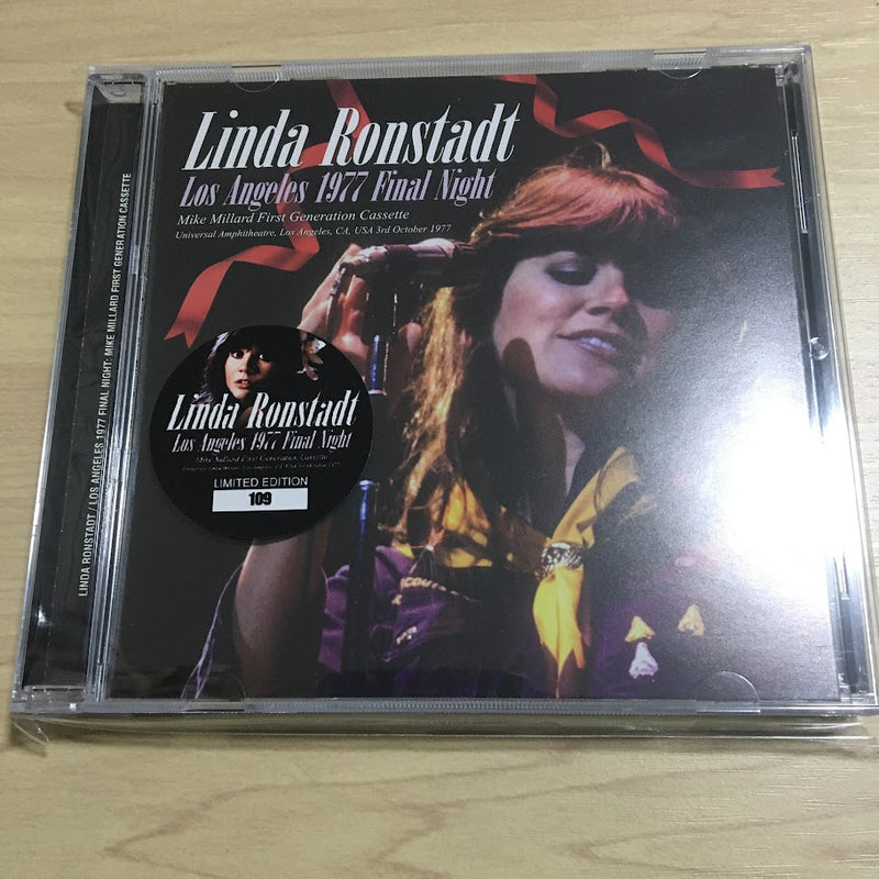 LINDA RONSTADT / LOS ANGELES 1977 FINAL NIGHT MIKE MILLARD FIRST GENERATION CASSETTE (1CD+1DVD)