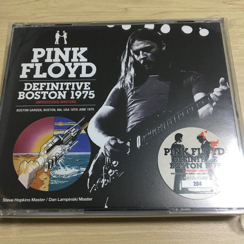 PINK FLOYD / DEFINITIVE BOSTON 1975 UNPROCESSED MASTERS 4CD