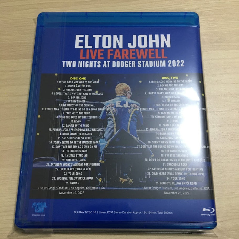 ELTON JOHN / LIVE FAREWELL 2022 HD PRO shot (2BDR)