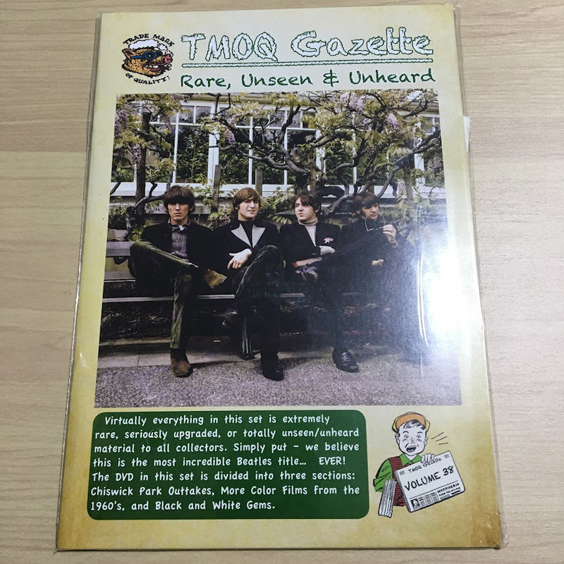 The Beatles Rare unseen & Unheard TMOQ Gazette Vol38 1CD 1DVD Booklet Set