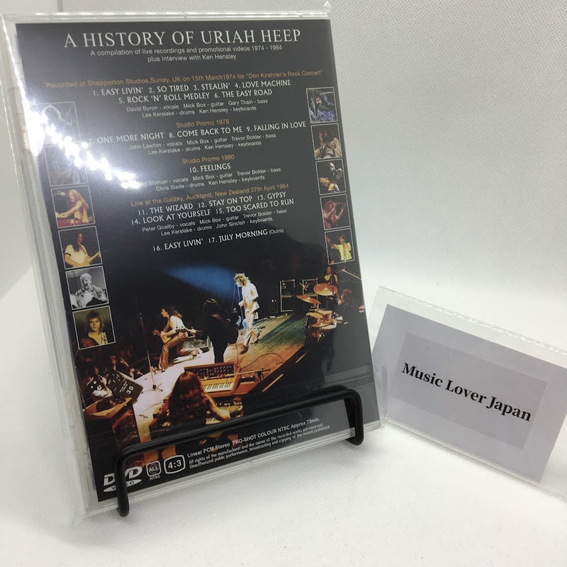 URIAH HEEP EASY LIVIN' A HISTORY OF URIAH HEEP PRO-shot 1DVD