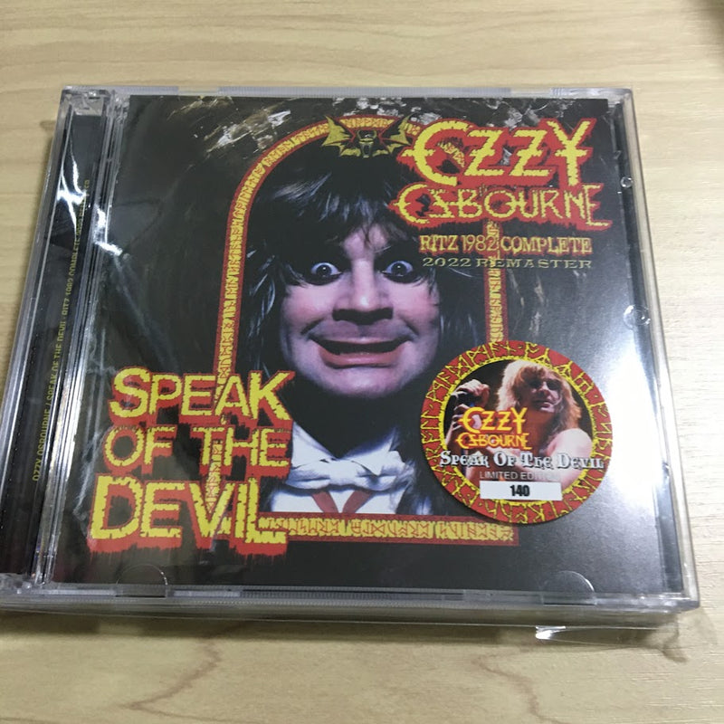 OZZY OSBOURNE / SPEAK OF THE DEVIL: RITZ 1982 COMPLETE 2022 REMASTER (2CD+1DVDR)