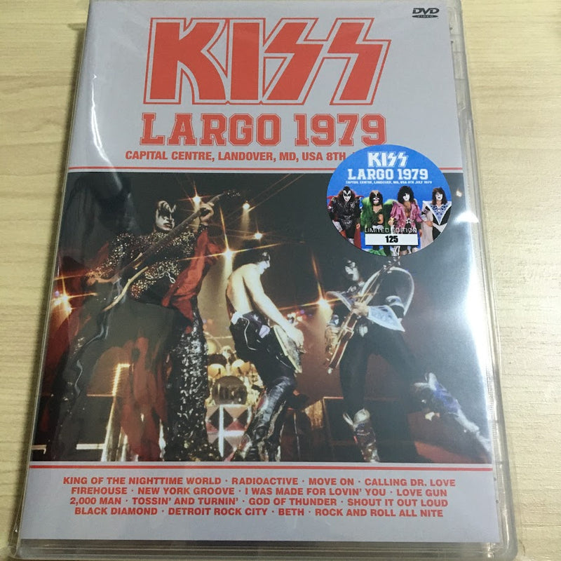 KISS / LARGO 1979 (1DVD) Capital Centre PRO-SHOT (from Original Masters)*UPGRADE