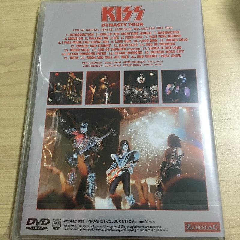 KISS / LARGO 1979 (1DVD) Capital Centre PRO-SHOT (from Original Masters)*UPGRADE