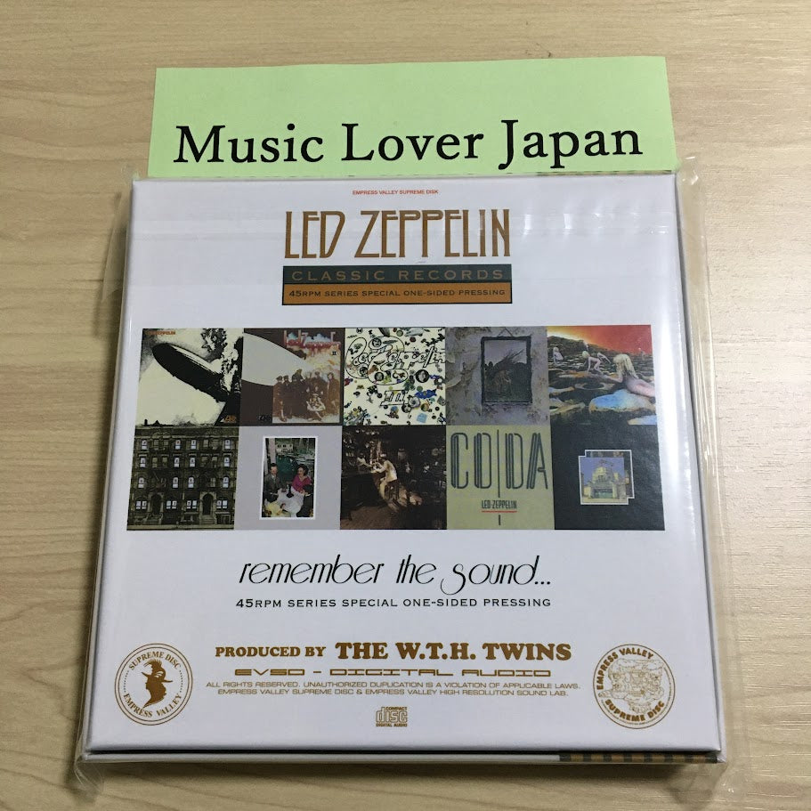 Led Zeppelin / Classic Records 45 RPM One Side Pressing 12CD Box Empress Valley