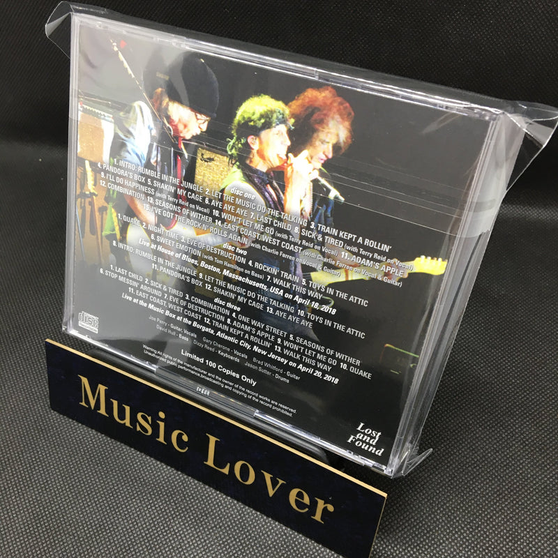 JOE PERRY AND FRIENDS / TWO NIGHTS IN EAST COAST 2018 (3CDR)