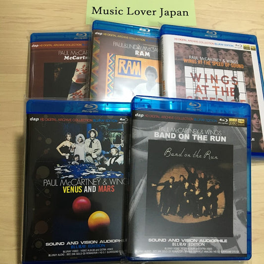 Paul McCartney 2018 DAP 5 Set Band On The Run Ram Venus And Mars Blu-ray 6 Discs