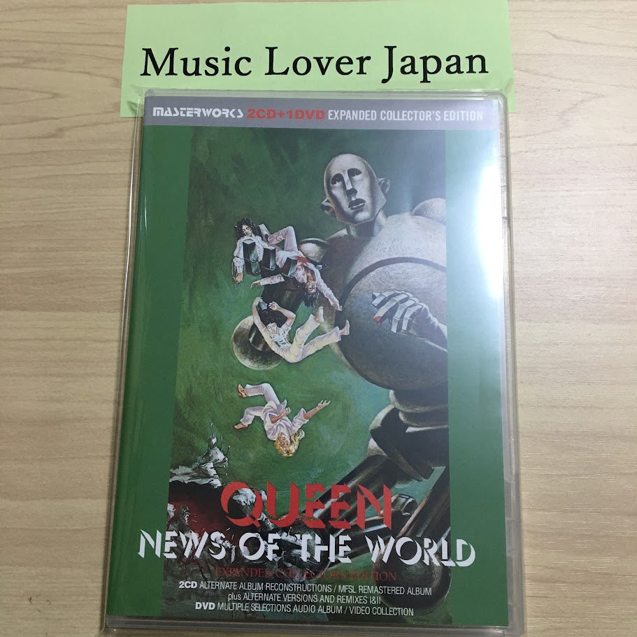 Queen News Of The World Expanded Collector's Edition 2CD 1DVD Set 44 Tracks
