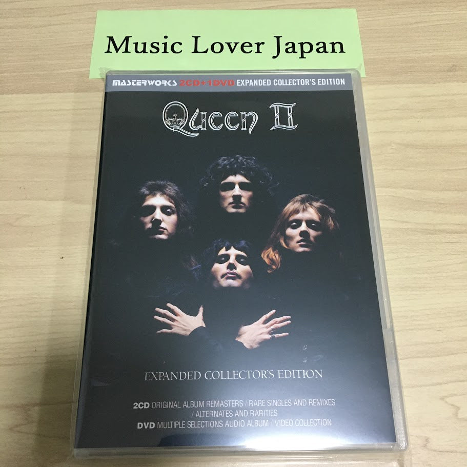Queen II Expanded Collector's Edition New Remasters 2CD 1DVD Set