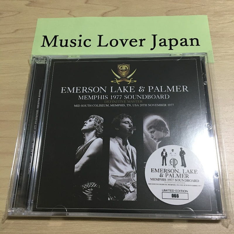 EMERSON, LAKE & PALMER / MEMPHIS 1977 SOUNDBOARD DEFINITIVE MASTER (2CD)