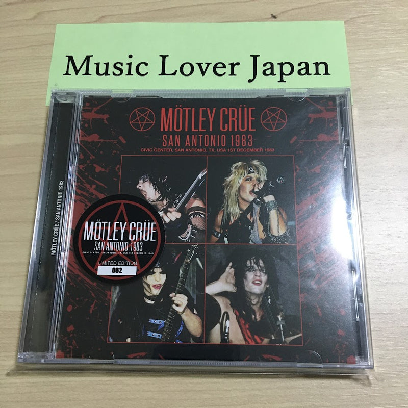 MOTLEY CRUE / SAN ANTONIO 1983 SOUNDBOARD (1CD+1DVDR)