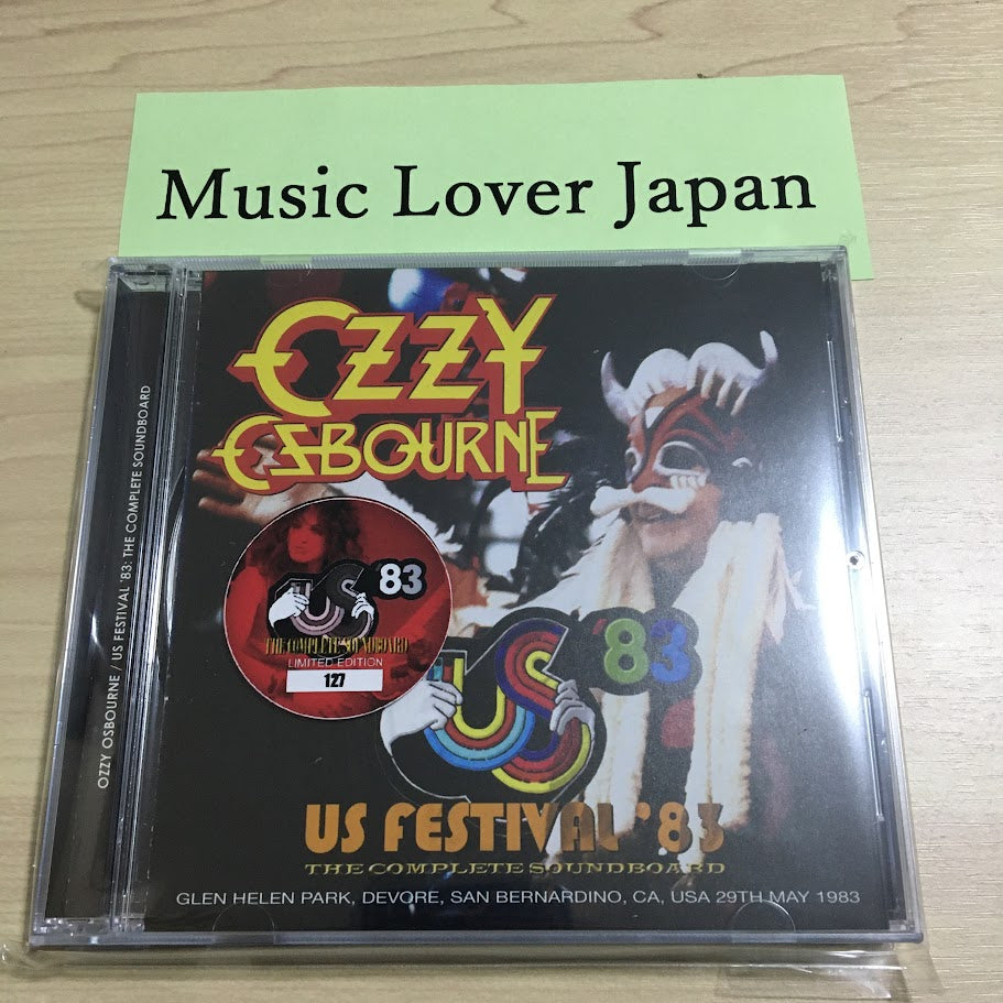 OZZY OSBOURNE / US FESTIVAL '83 THE COMPLETE SOUNDBOARD (1CD+1DVDR) – Music  Lover Japan