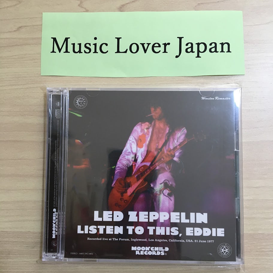 Led Zeppelin Listen To This Eddie 1977 Winston Remasters 3CD Moonchild