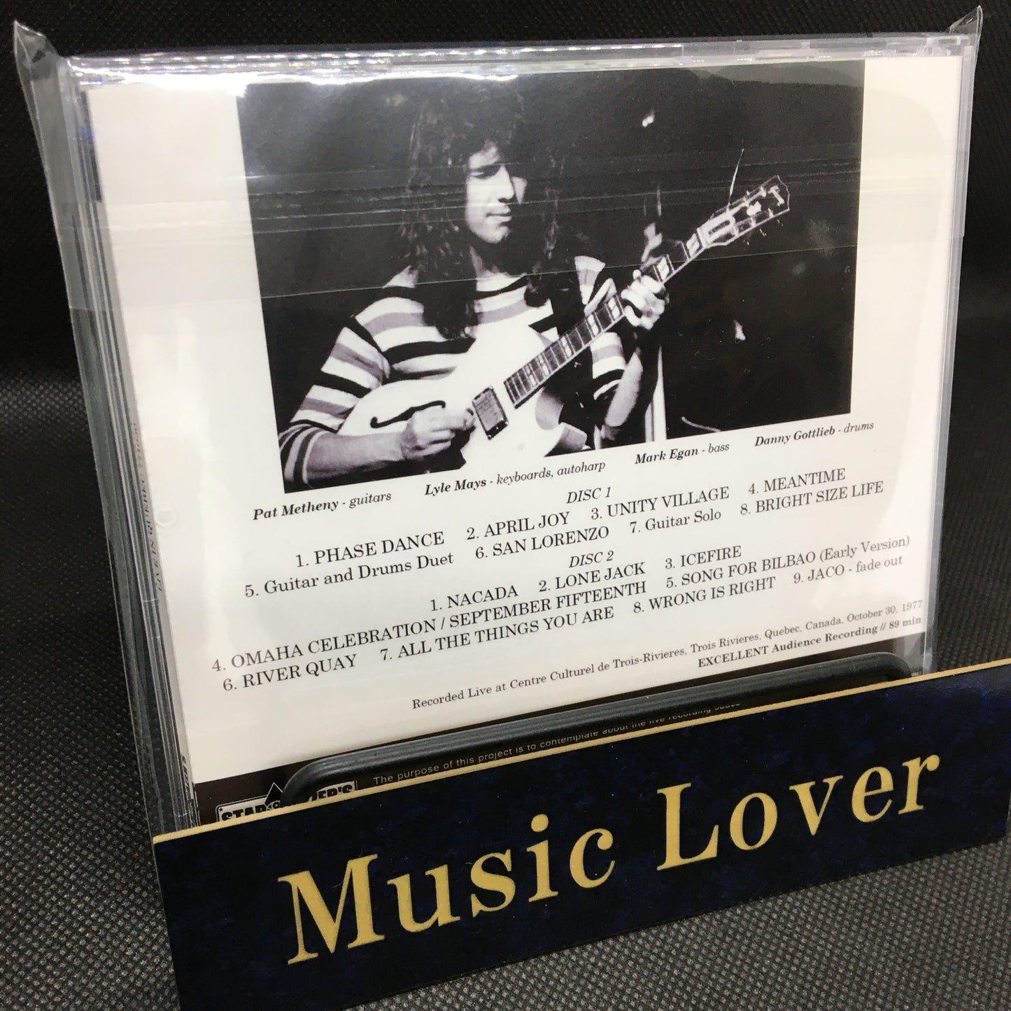 PAT METHENY GROUP / LIVE IN QUEBEC 771030 (2CDR)