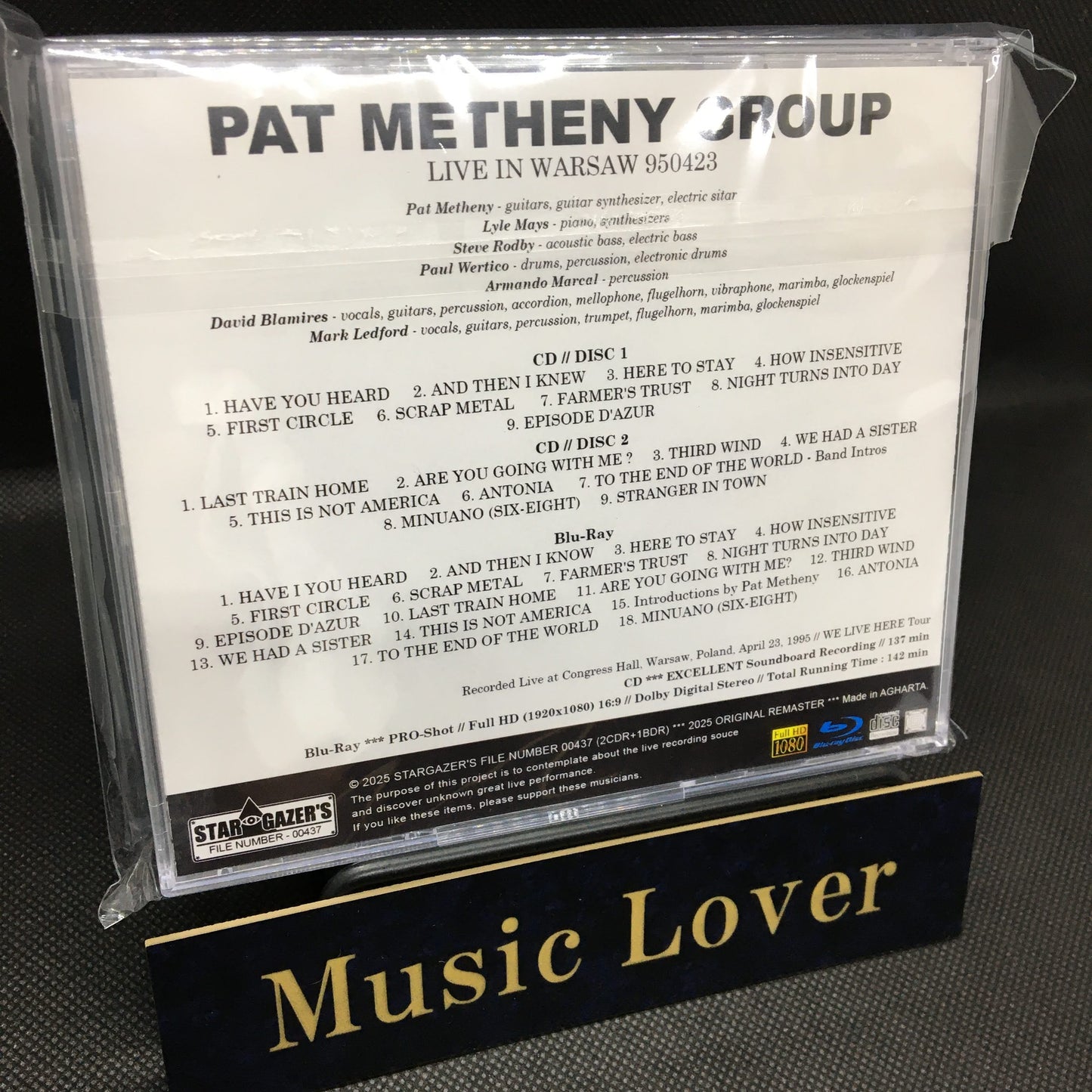 PAT METHENY GROUP / LIVE IN WARSAW 950423 (2CDR+1BDR)