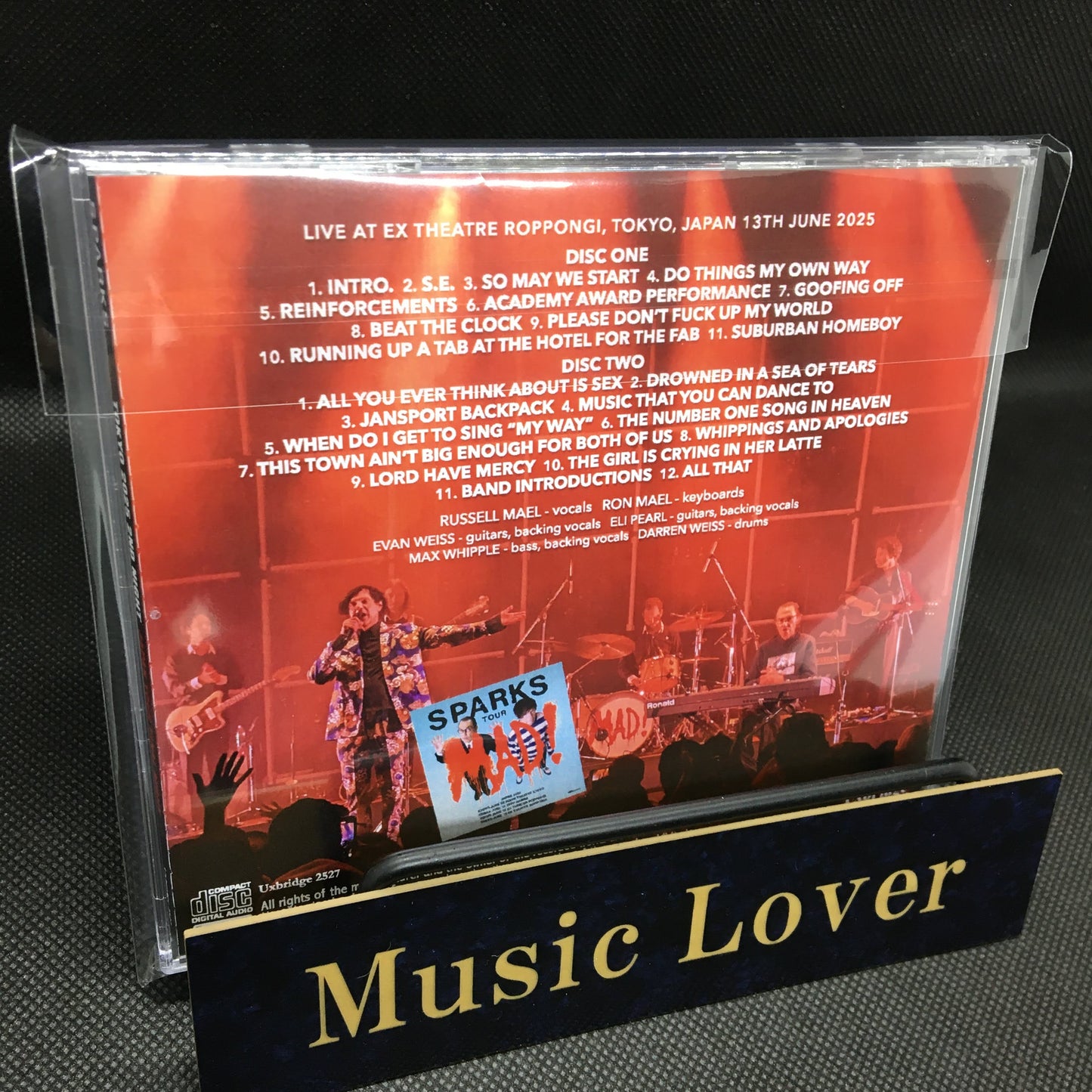 SPARKS / OSAKA 2025 ORIGINAL IEM RECORDING (2CDR)