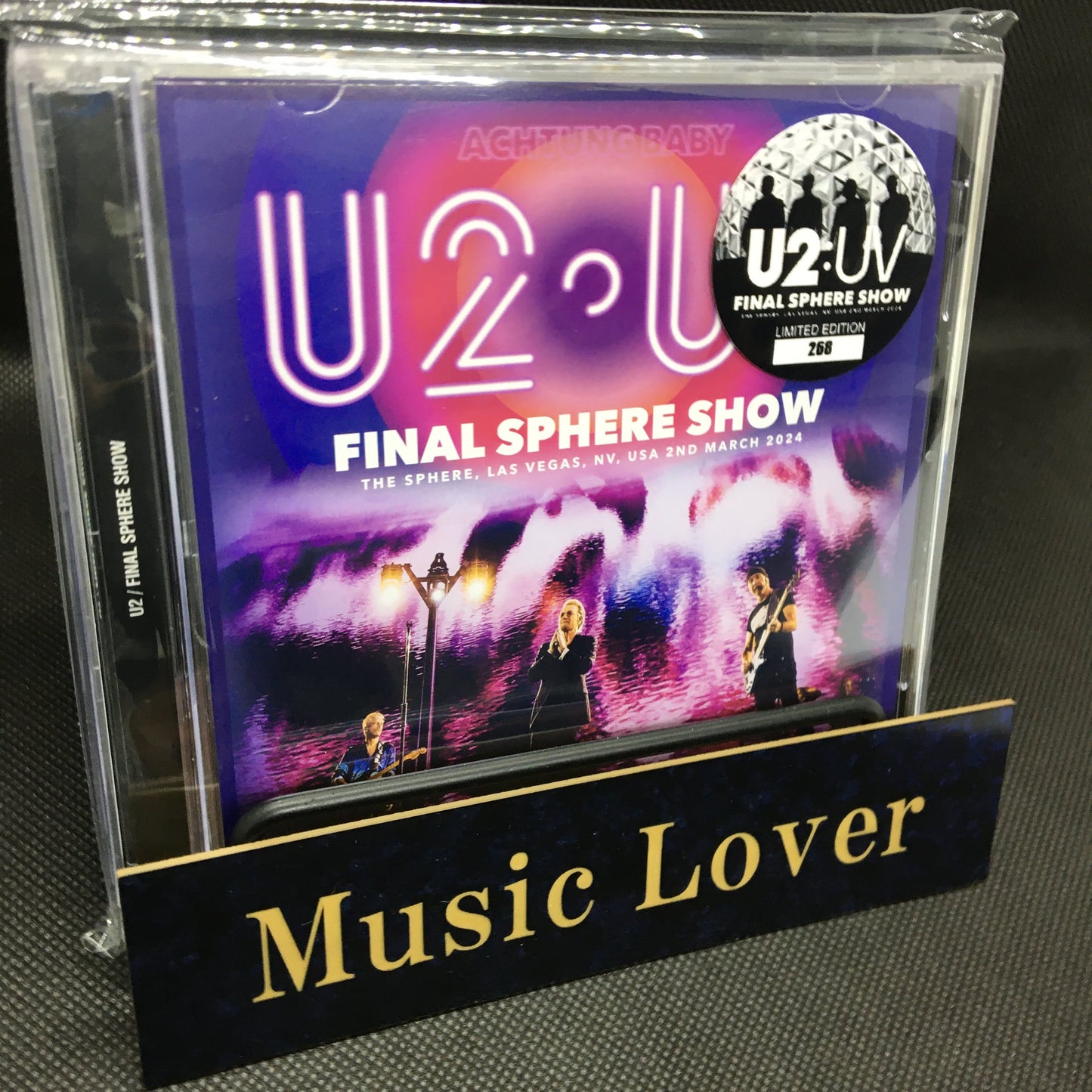 U2 / FINAL SPHERE SHOW STEREO SOUNDBOARD (2CD+1DVDR)