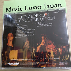 Led Zeppelin The Butter Queen 1973 CD 2 Discs Soundboard Moonchild Records