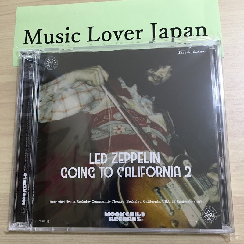 Led Zeppelin Going To California 2 CD 2Discs 9 Tracks Moonchild Records