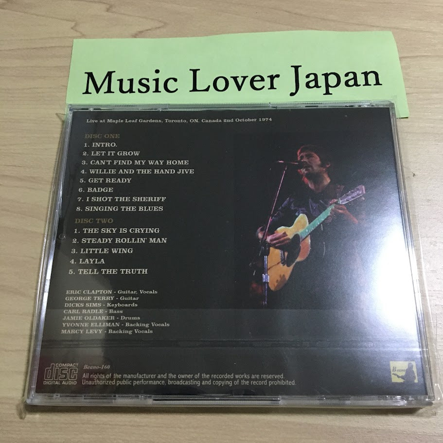 ERIC CLAPTON / TORONTO 1974 (2CD)