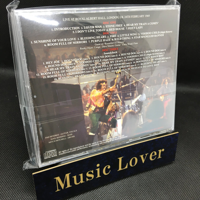 【レア3CD】  HALL 1969 2ND NIGHT THE JIMI HENDRIX EXPERIENCE / ROYAL ALBERT HALL 1969 2ND