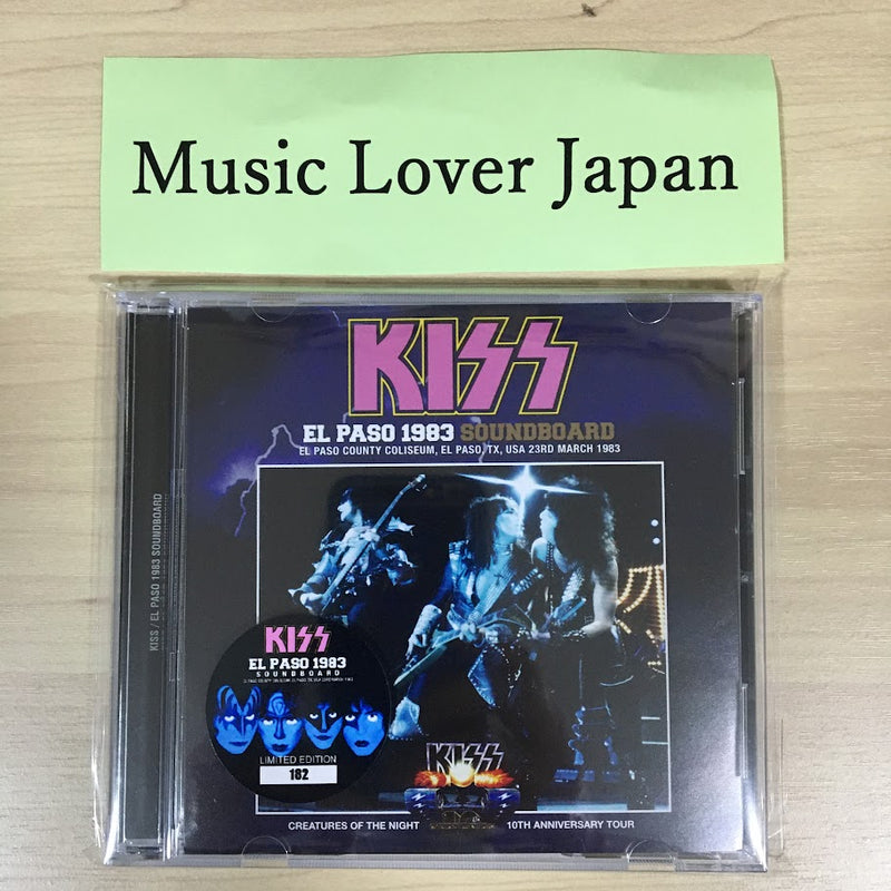 KISS / EL PASO 1983 SOUNDBOARD (2CD)