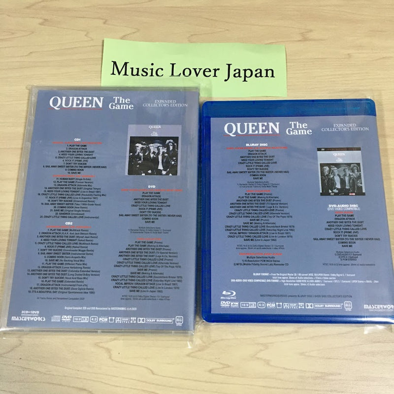 QUEEN / THE GAME EXPANDED COLLECTOR'S EDITION SPECIAL LIMITED EDITION [2CD+1DVD & 1BLURAY+DVD-AUDIO]