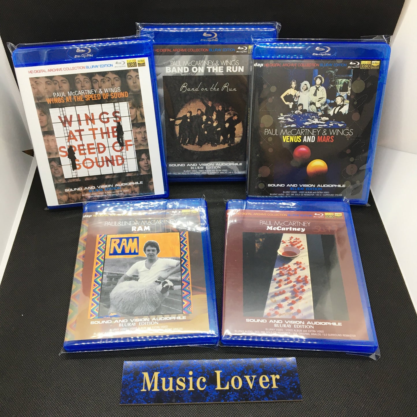 Paul McCartney 2018 DAP 5 Set Band On The Run Ram Venus And Mars Blu-ray 6 Discs