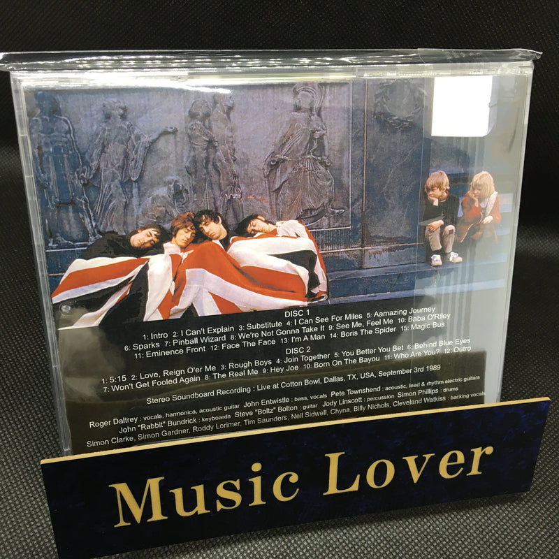 THE WHO / Dallas 1989 SOUNDBOARD (2CDR)