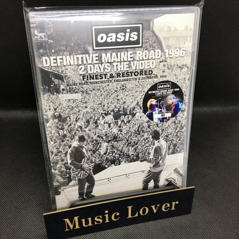 OASIS / DEFINITIVE MAINE ROAD 1996 2 DAYS THE VIDEO FINEST & RESTORED PRO SHOT (2DVD)