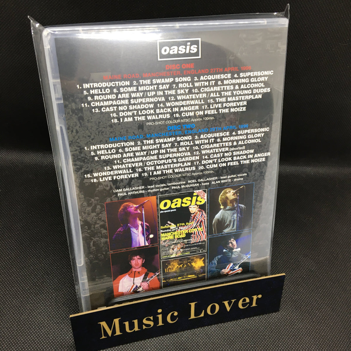 OASIS / DEFINITIVE MAINE ROAD 1996 2 DAYS THE VIDEO FINEST