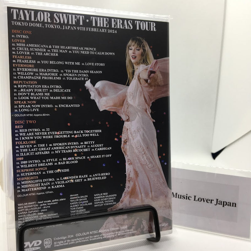 TAYLOR SWIFT / TOKYO DOME 2024 3RD NIGHT SCREEN SHOT (2DVDR)