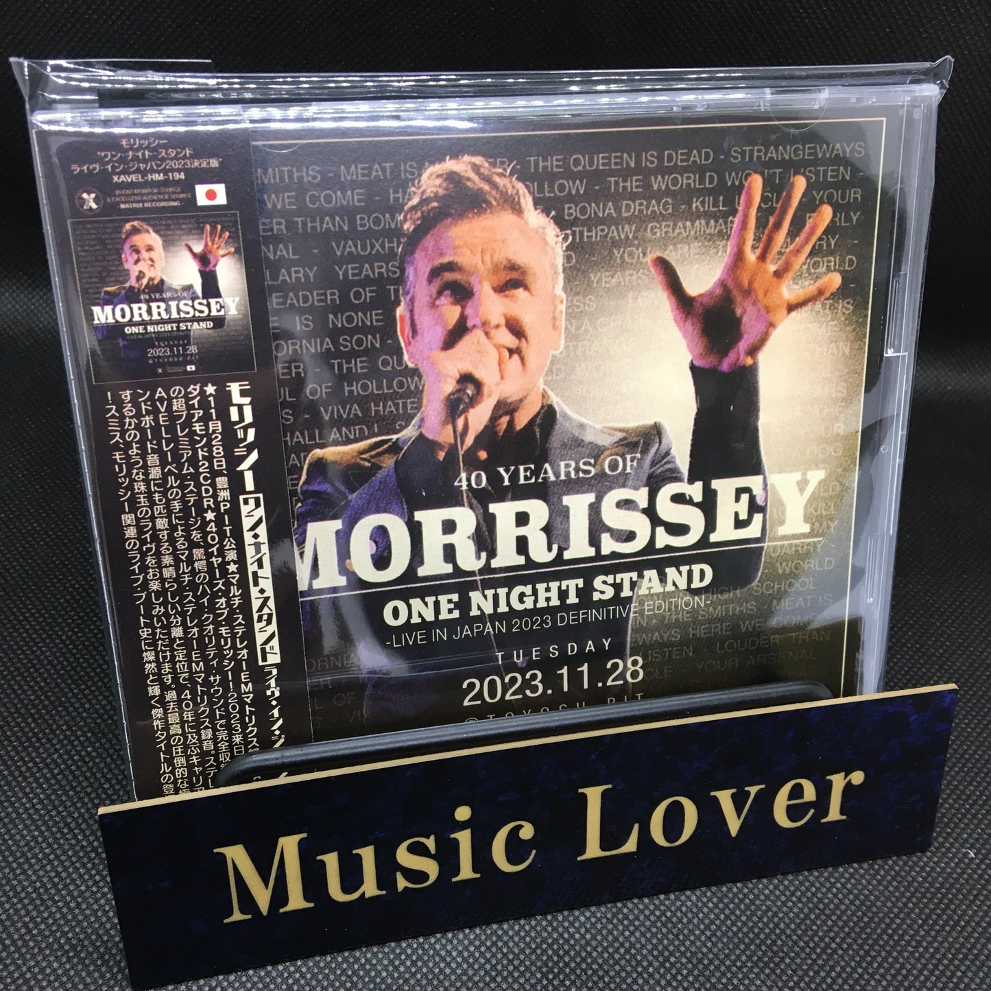 Morrissey / One Night Stand Live in Japan 2023 Definitive Edition Limited Set (2CDR+1BDR)