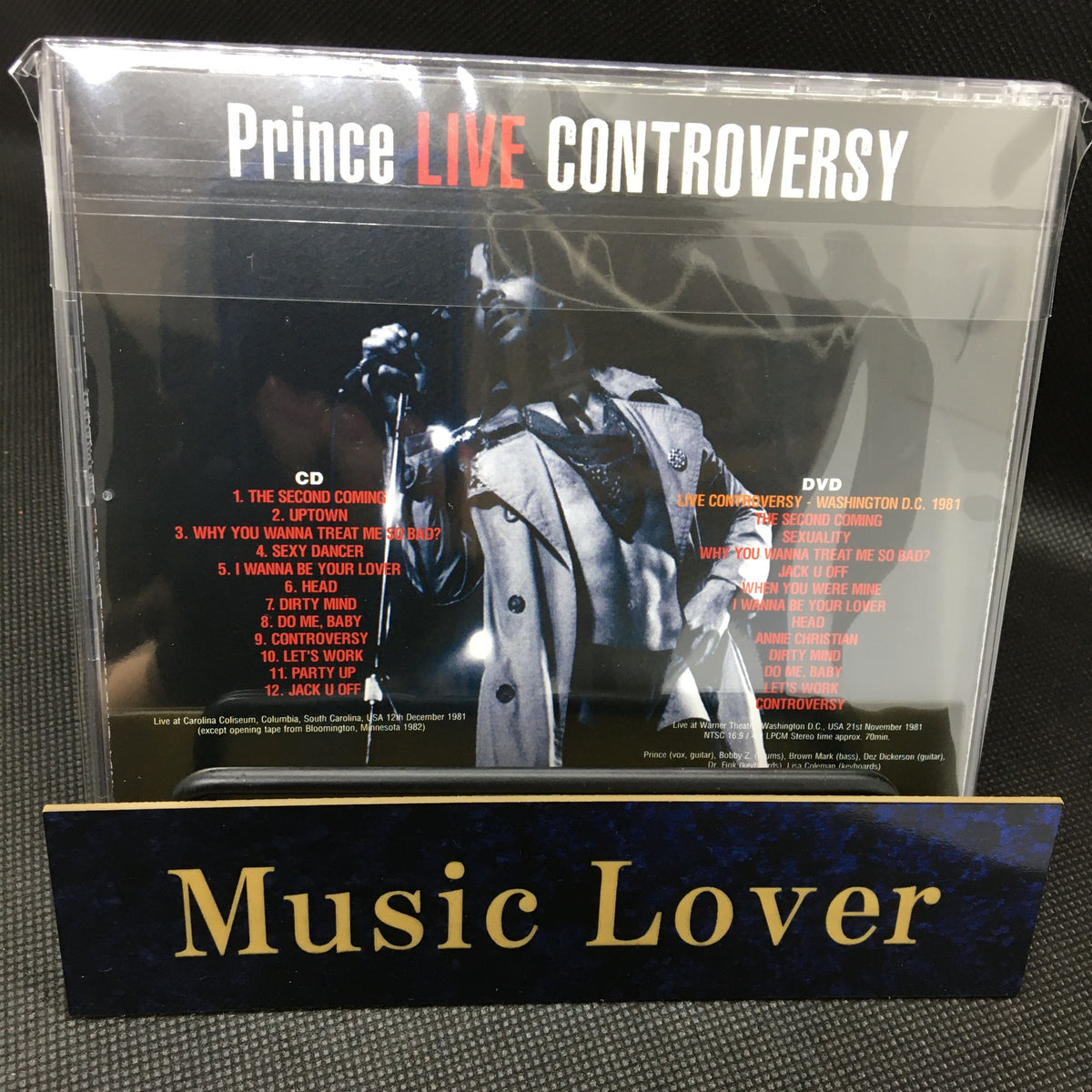 Prince Tour 80 +Tour 81 +LTD Bonus CD PRINCE Live Controversy Special Edition Controversy Tour