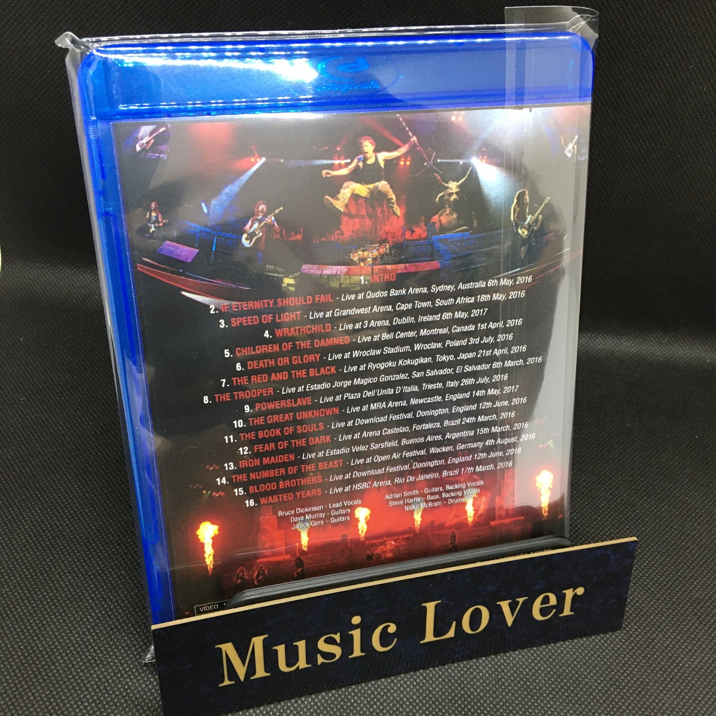 Iron Maiden The Book Of Souls Live Chapter Concert Film Blu-ray 16 Tracks (1BDR)