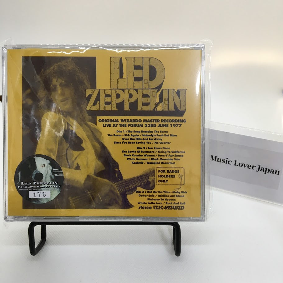 LED ZEPPELIN / FOR BADGE HOLDERS ONLY ORIGINAL WIZARDO MASTER 
