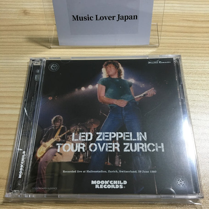 Led Zeppelin Tour Over Zurich Winston Remaster 1980 2CD Moonchild